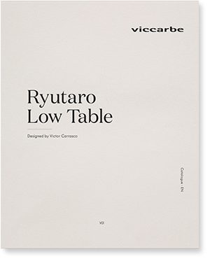 catalogo Ryutaro Low Table, Round  90