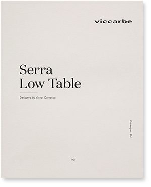 catalogo Serra Low Table, H45 with Strap