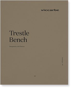 catalogo Trestle Bench Triple — Smooth Upholstery