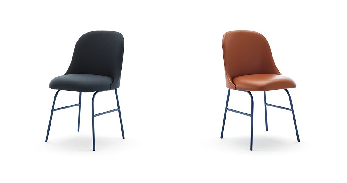 Aleta Chair Metal Base Viccarbe
