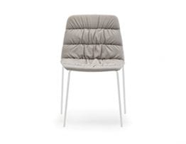 Maarten Chair 4 Legs Base Soft Upholstery