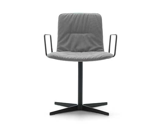 Silla Klip base 4 puntas con brazos