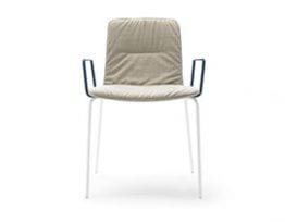 Klip chair 4 legs base with arms