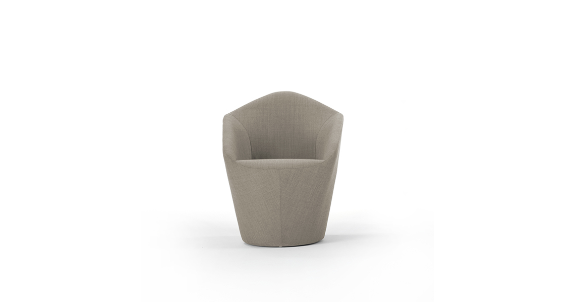 Penta Armchair with Fixed Base