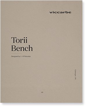 catalogo Torii Bench 240, Stained Seat and Backrest