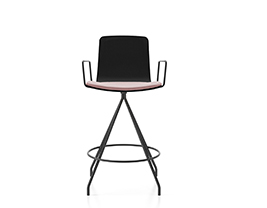 Klip Tabouret Comptoir Tournant / Avec Coussin Sans Poigneé