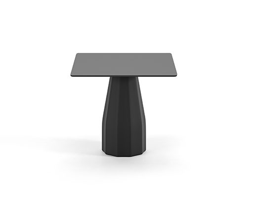 Viccarbe Burin table, 150 cm, black - black laminate