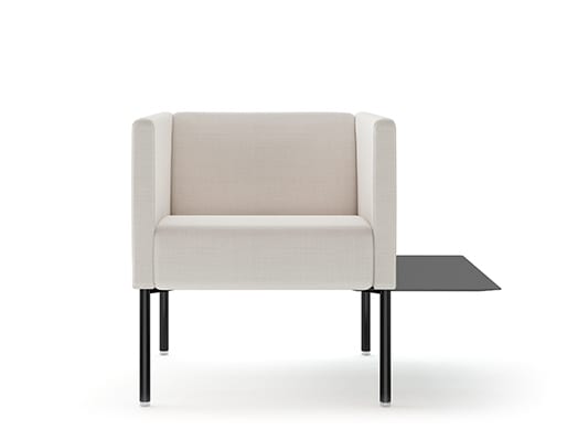 Brix Armchair Narrow Arm & Auxiliary Table