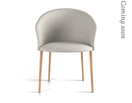 Copa Chair, Four Legs Wooden Base