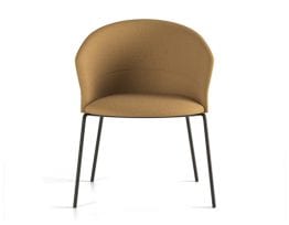 Copa Chair, Four Legs Metal Base