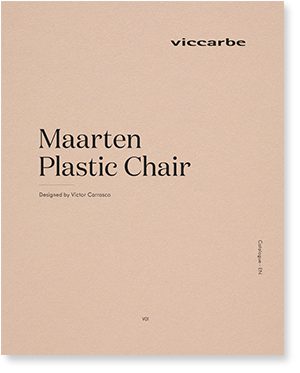 catalogo Maarten Plastic Chair with Cushion