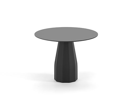 Viccarbe Burin table, 150 cm, black - black laminate