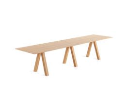 Trestle Double Table – 90cm width
