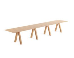 Trestle Triple Table – 90cm width