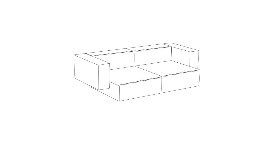Step Sofa – Konfiguration 1