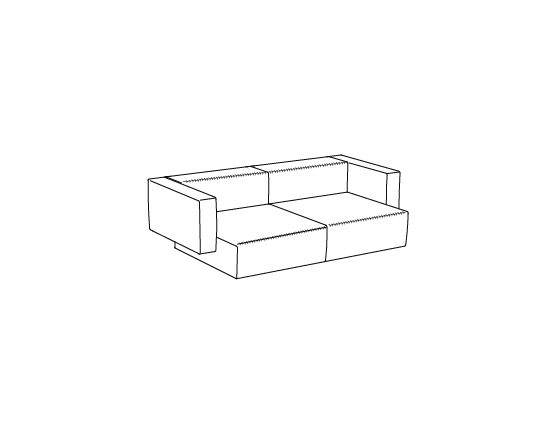 Step sofa – Composición 2
