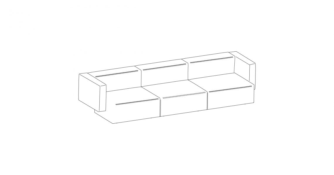 Step sofa – Konfiguration 4