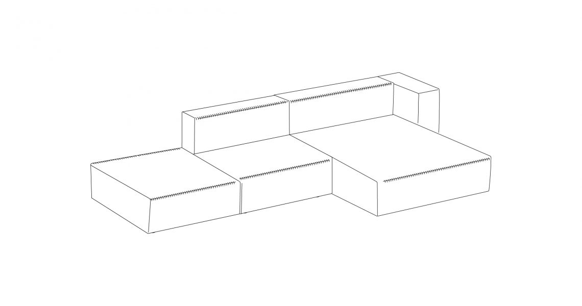 Step sofa – Konfiguration 6