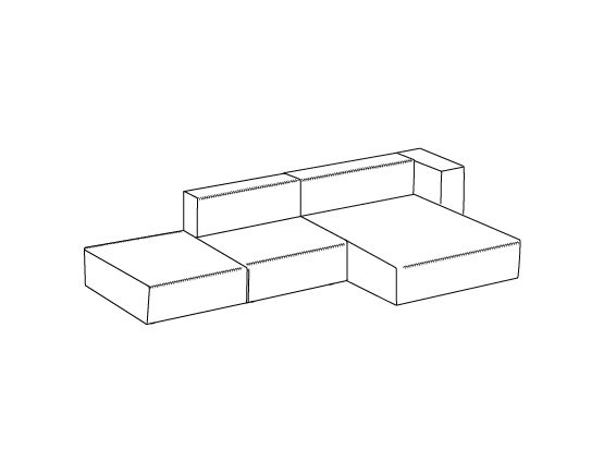 Step sofa – Konfiguration 6