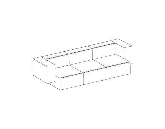 Step sofa – Konfiguration 7