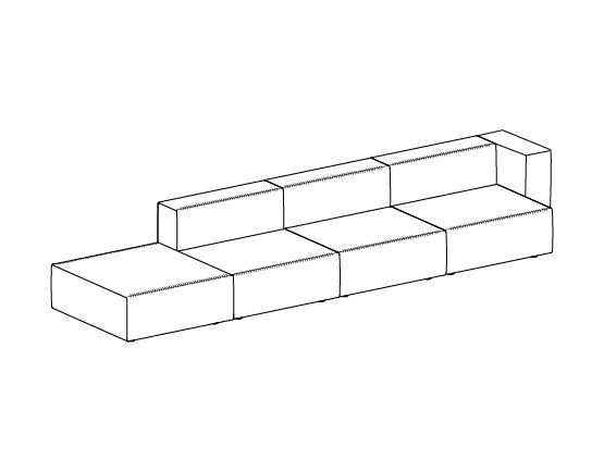 Step sofa – Konfiguration 9