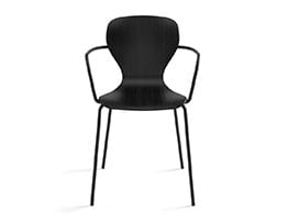 Silla Ears, 4 Patas Metal & Reposabrazos