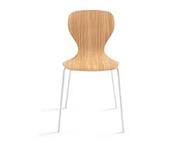 Silla Ears, 4 Patas Metal