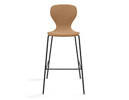 Taburete Ears Bar, Asiento Tapizado Smooth