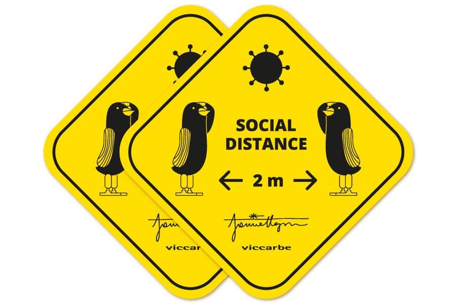 Señalética para la distancia social