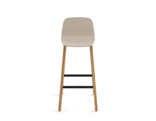 Four wooden legs – Counter stool