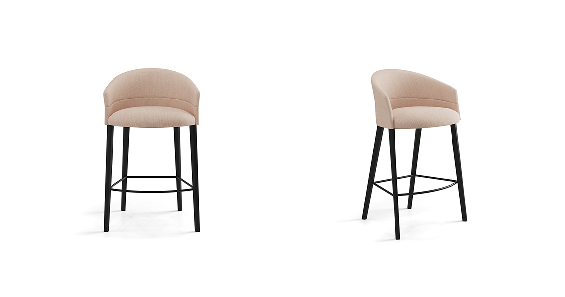 Counter stool – Wooden legs