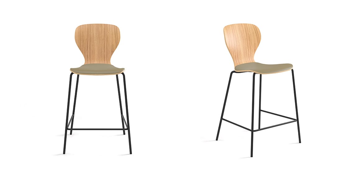 Ears Counter Stool with Cushion