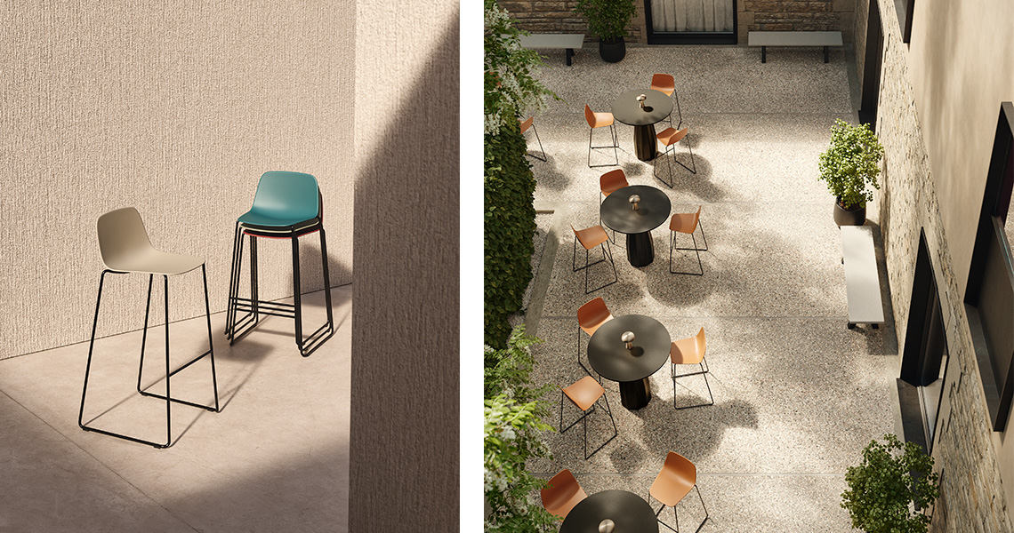 Taburete Maarten Plastic Outdoor