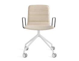 Klip chair pyramid base with casters and arms