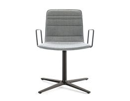 Klip chair flat swivel base with arms