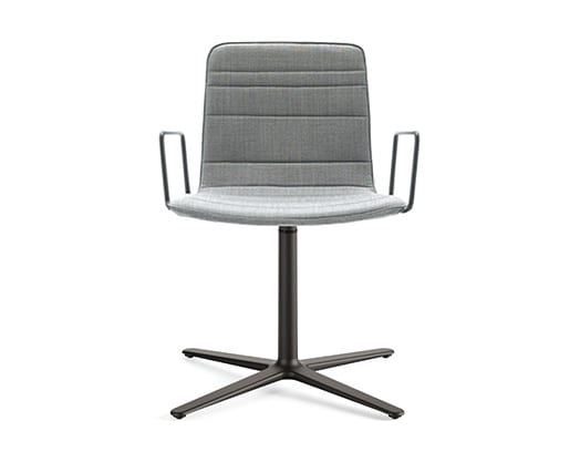 Silla Klip base plana con brazos
