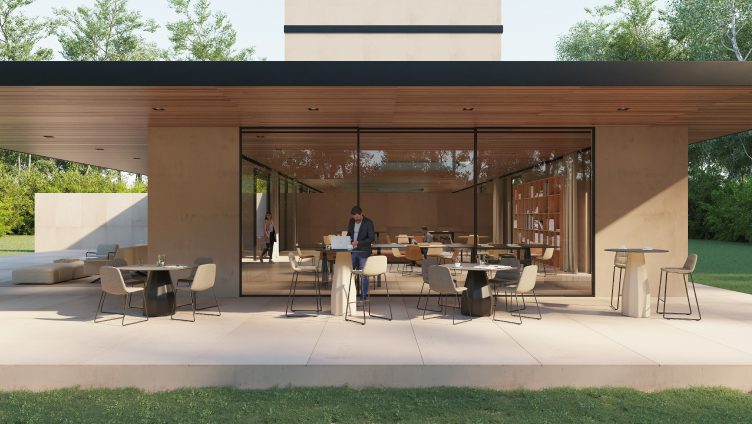 Workspaces move outdoors