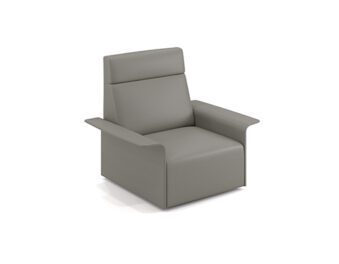 sistema floor armchair with high headrest