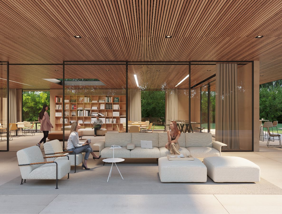 Nature and design for collaborative offices that look outwards | Viccarbe