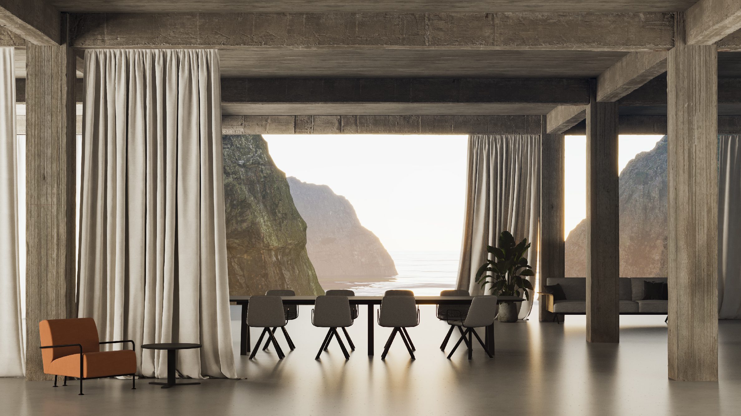 Nature and design for collaborative offices that look outwards