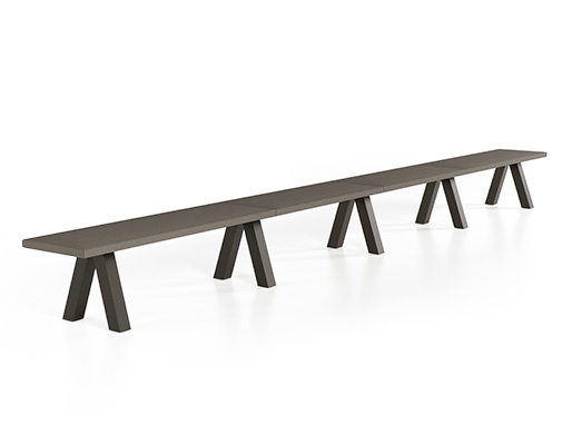 Bancada cuádruple Trestle Outdoor