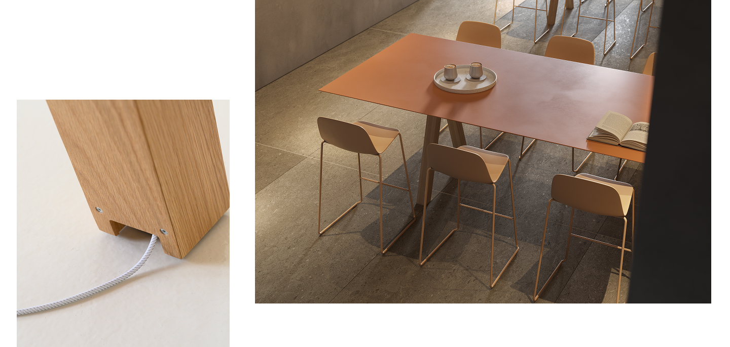 Mesas profesionales para grandes equipos: Trestle, Burin y Cambio amplían su gama