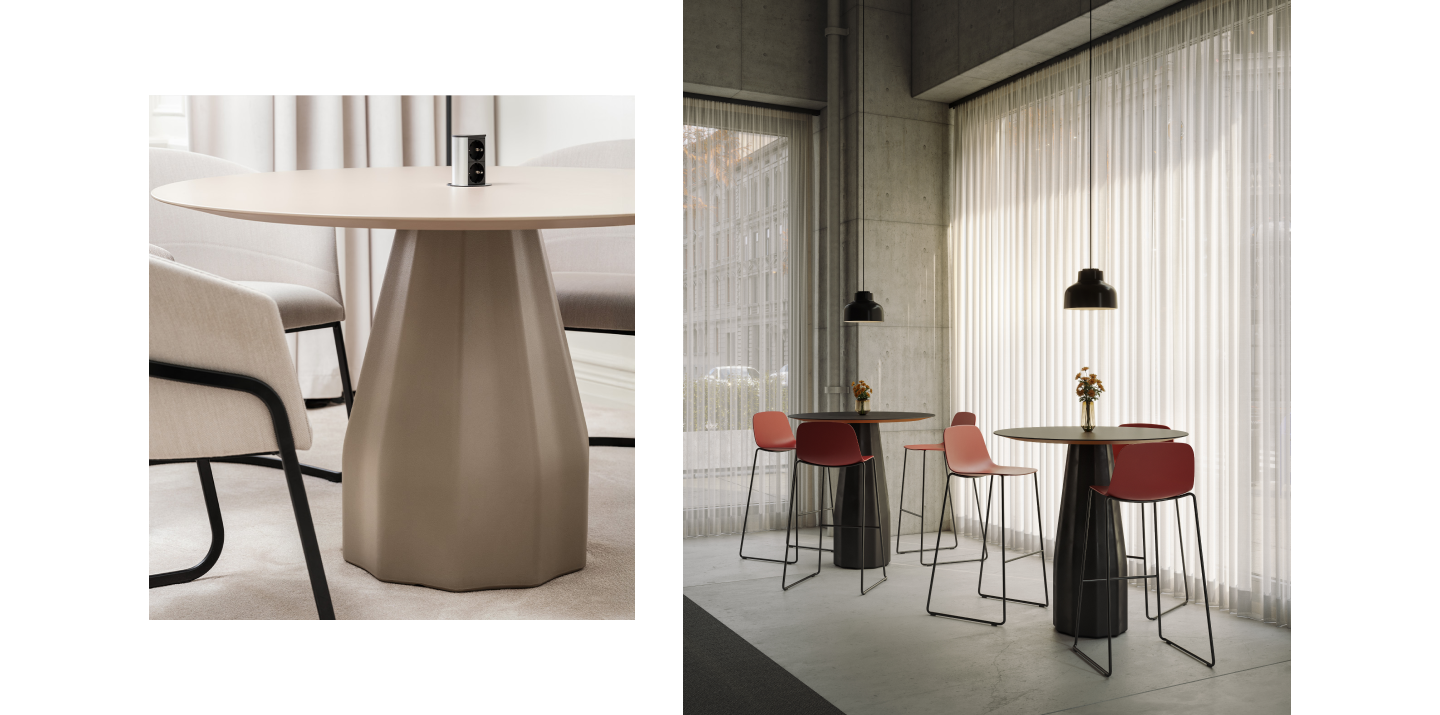 Mesas profesionales para grandes equipos: Trestle, Burin y Cambio amplían su gama