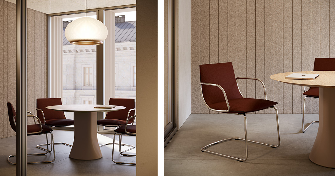 Noha chair, cantilever