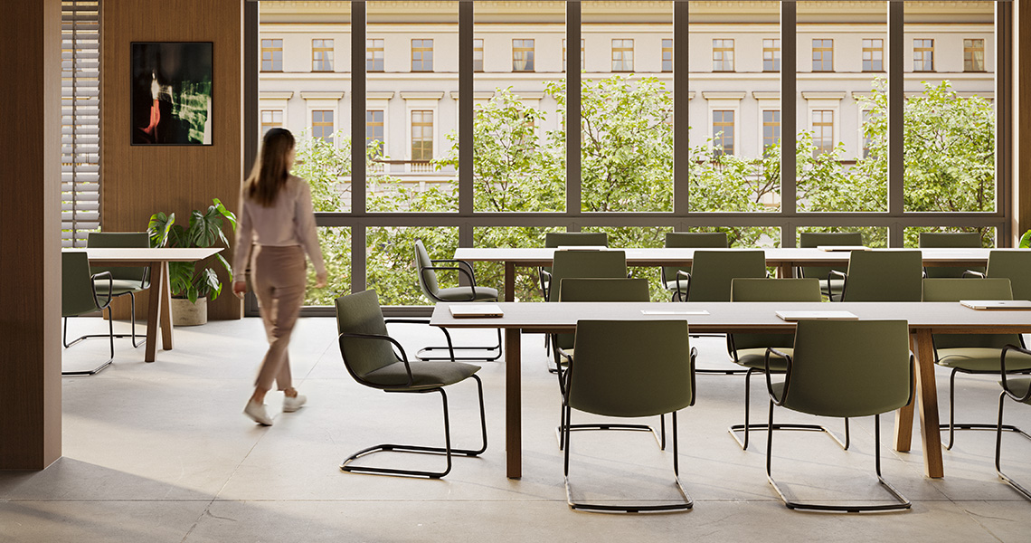 Noha chair, cantilever