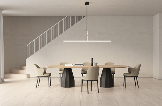 Four wooden legs base