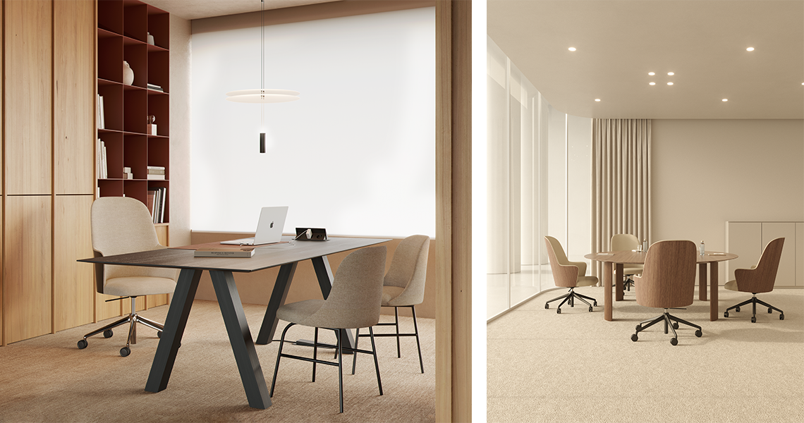 Silla Aleta Executive con ruedas