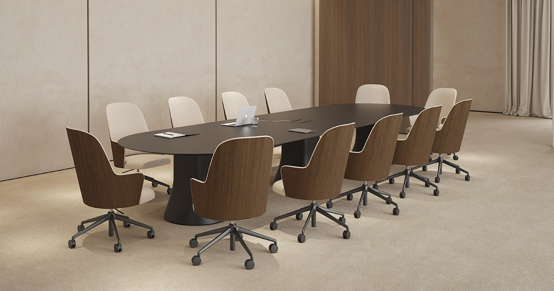 Silla Aleta Executive con ruedas
