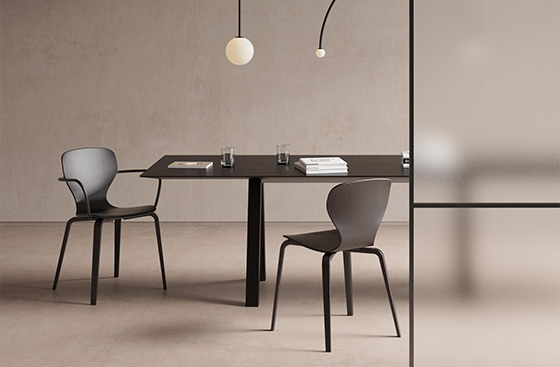 Four wooden legs base