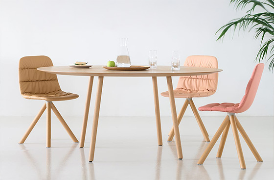 Base de madera giratoria